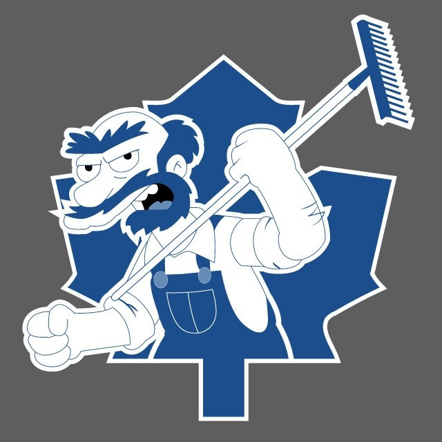 Toronto Maple Leafs Simpsons DIY iron on transfer (heat transfer)